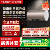 史密斯60升电热水器 国家补贴 专利免更换镁棒 金圭内胆 短款 速热节能 CEWH-60ED3B 一级能效