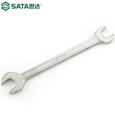 世达(SATA)全抛光双开口扳手 双头呆扳手 27x30mm 41220 1把
