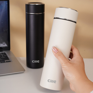 希乐Cille保温杯316不锈钢大容量水杯男女士学生便携泡茶杯子茶水分离杯