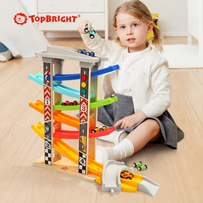 特宝儿（Topbright）六轨竞速滑翔车男孩玩具车女孩宝宝滑翔轨道车幼儿童早教益智玩具套装120334