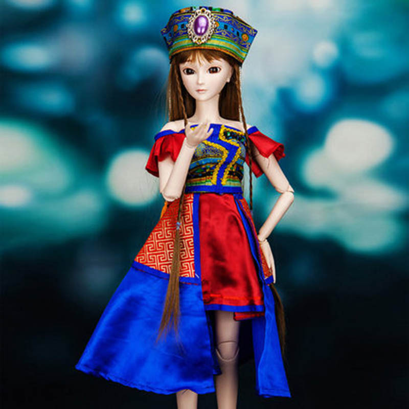 黑香菱[2衣服1鞋子] 60厘米[官方正版,送梳妆6件套]