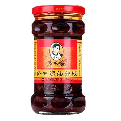 陶华碧老干妈辣椒酱 风味鸡油辣椒280g*3 贵州特产