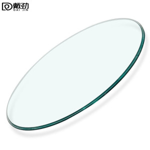 戴劲玻璃桌面钢化圆形玻璃桌面酒店饭店食堂防刮痕玻璃桌面直径145CM