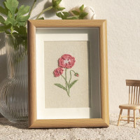 维诺亚法式刺绣diy手工材料包情侣自制送礼物立体仿真花摆件画框装饰画