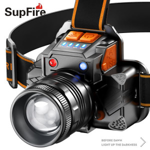 神火GT30头灯防水强光超亮长续航野外工作头戴式户外照明灯夜钓鱼专用