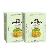江中猴姑饼干层层酥脆清香沁人玄米抹茶口味酥性饼干144g*2盒