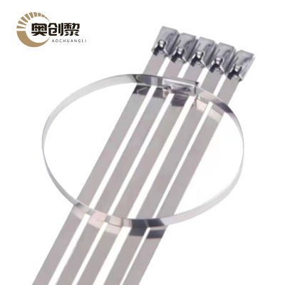 奥创黎 不锈钢自锁式扎带 12*100包