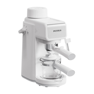 柏翠咖啡机高压萃取旋钮开关轻松上手小巧不占地PE2160WH