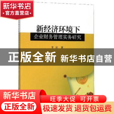 正版 新经济环境下企业财务管理实务研究 罗进 中国商业出版社 97