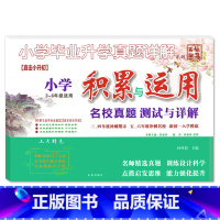 积累与运用 小学升初中 [正版]2023小升初小学毕业升学真题详解古诗词文言文阅读与理解积累与运用3-6三四五六年级小学