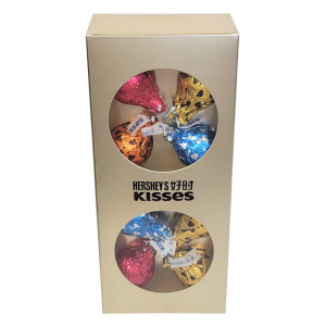 Kisses好时牛奶巧克力纸盒装6-8粒水滴礼盒装婚庆结婚喜糖伴手礼
