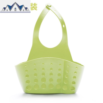 家用厨房用品小收纳沥水挂件挂袋挂篮整理篮储物架壁挂水池置物架 三维工匠