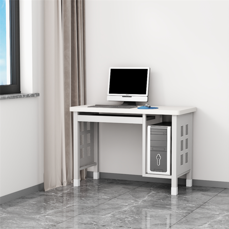 富路达钢制学习桌学员写字桌办公桌宿舍单人位电脑桌