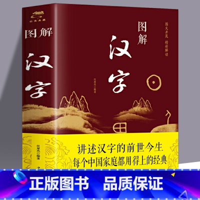 [正版]图解汉字说文解字 语言文字图解说文解字许慎 古代汉语字典 详解部首咬文嚼字细说汉字的故事画说汉字书籍
