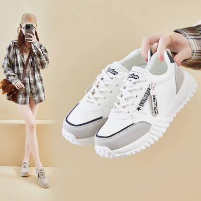ins韩版新款老爹鞋女20266春季跑步休闲街拍厚底增高