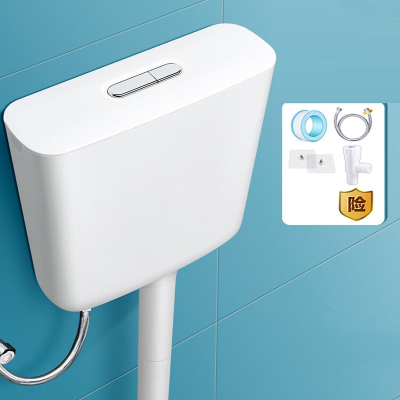 厕所冲水箱家用卫生间蹲坑抽水马桶节能挂墙式大冲力高压(w6x)
