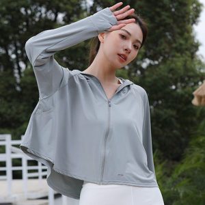 蕉防晒衣服女中长款冰丝防紫外线男女凉感防晒服潮冰丝防晒速干