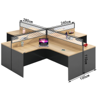 悦兴诚职员桌280*240*110cm张