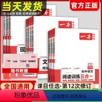 初中语文阅读训练五合一 七年级 [正版]2024版一本初中语文阅读训练五合一七年级八年级九年级中考阅读真题现代文文言文古