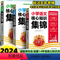 核心知识集锦[语文+数学+英语] 小学通用 [正版]2024新版小学核心知识集锦语文数学英语大盘点一年级二年级三四五六年