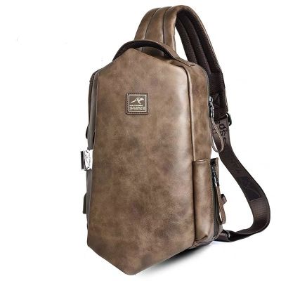 派尼美特斜挎包男单肩包胸包男士包小背包潮流休闲韩版胸前男包