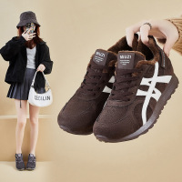 内增高ins韩版新款加绒阿甘鞋女冬季保暖休闲