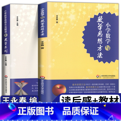 [正版]全套2本 小学数学与数学思想方法+小学数学思想方法解读及教学案例 王永春主编 小学数学思想方法认知学习系统阐述