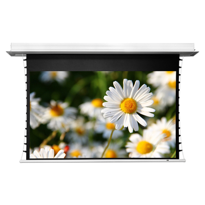 经科JK电动遥控拉线投影幕布H3-FI/2t IC高清玻纤天花幕106寸16:9