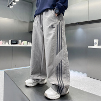 童装男童裤子春秋款2026新款大童春季阔腿裤帅气儿童春装运动裤潮