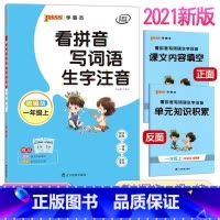 [正版]看拼音写词语生字注音一年级上册语文专项组合训练 汉字拼音声母韵母专项训练小学1年级语文同步字词句达标训练人教版