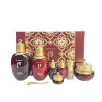 Whoo后津率享水乳霜护肤套装 补水保湿提拉紧致淡化细纹滋润细腻提亮肤色抗初老红润弹性不粘腻收缩毛孔 津率享三件套