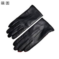 端固女士防寒羊皮手套D37T/双