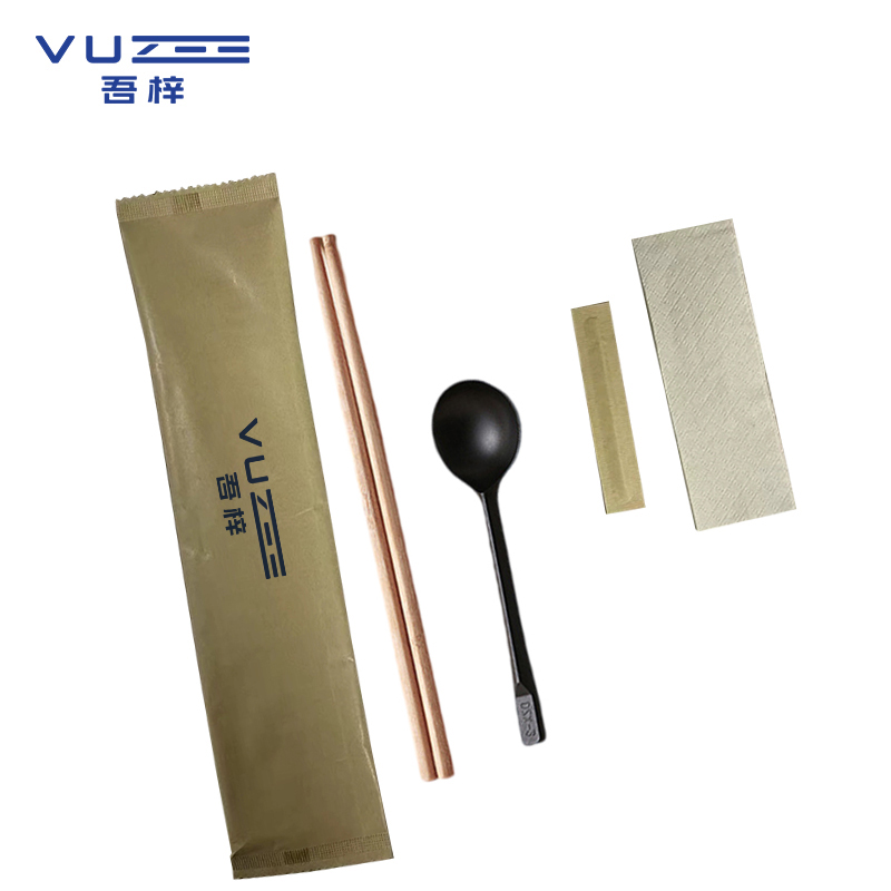 吾梓 一次性筷子 21cm碳化角筷 130套 箱