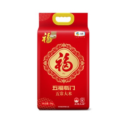 苏宁宜品推荐一级圆粒粳米5千克袋装非有机国产福临门大米