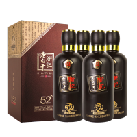 衡水衡记老白干香型 52度500ml*4手工盒装白酒整箱 高度纯粮古法酿造