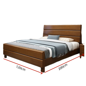 伊洛源 单人床木质床