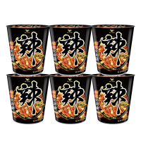 统一辣翻天榴莲火鸡面韩式方便面泡面夜宵速食拌面 *6杯整箱装