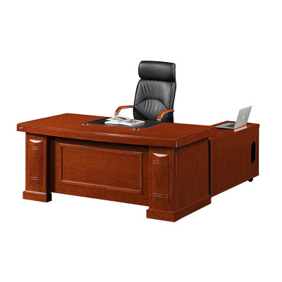 慧采云办公家具 1.8m老板桌班台油漆总裁桌经理主管桌办公桌椅组合