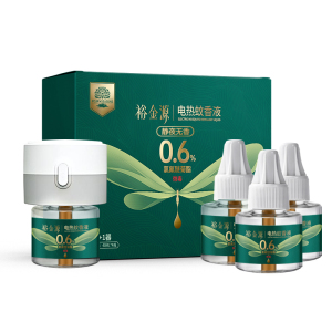 裕金源静夜无香 40ml*4瓶+1器 电热蚊香液计价单位(套)绿色