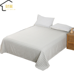 财巢 亚麻床单 180*210cm /条