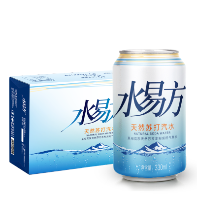 水易方天然苏打汽水330mlx24听