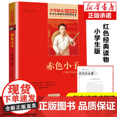 赤色小子 小学生红色经典书籍革命传统教育读本 三四五六年级寒暑假学校 书目儿童必读课外读物书革命英雄故事书正版
