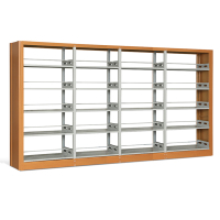 慧采云 钢制书架学校图书馆书店书籍室阅览室双面书架资料架双面一列四组