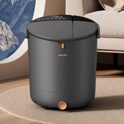 飞利浦泡脚桶 PPM3304F过小腿家用足浴盆全自动加热电动按摩洗脚盆恒温