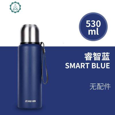 不锈钢大容量保温杯男女学生304全钢水杯子户外运动便携旅游水壶封后无配件1000热情红