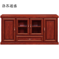 洛苏通盛胡桃色餐边柜简约茶水柜四门1600*400*800常规款