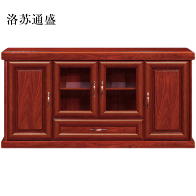 洛苏通盛胡桃色餐边柜简约茶水柜四门1600*400*800常规款