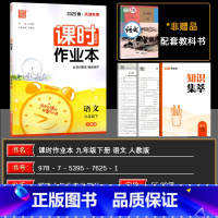 语文 九年级下 [正版]2025春天津通城学典课时作业本九年级语文下册 R人教版 初三9年级语文下册同步练习册通成学典课