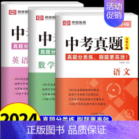 [语文+数学+英语]含2023真题 初中通用 [正版]中考真题卷2024全套分类汇编语文数学英语化学物理练习题初三模拟试