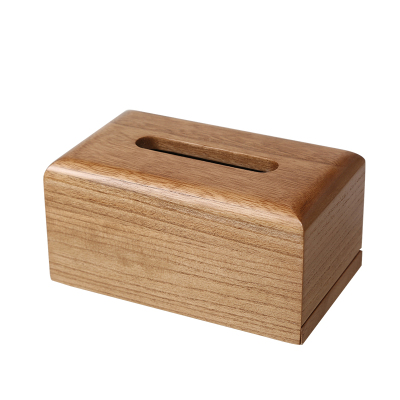 北欧餐巾纸盒闪电客创意家用纸巾盒简约酒店办公室客厅抽纸盒水曲柳长款内径17.8*9.8*7.8